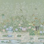 Обои ручная роспись Temple Newsam Mercury Grey варинант исполнения - 1 | Loft Concept в Челябинске