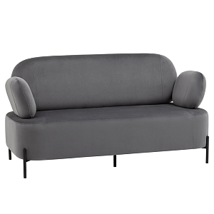 Диван в велюровой обивке серого цвета COLOR BLOCK