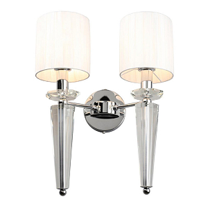 Бра Torch Chrome с Абажуром на две лампы