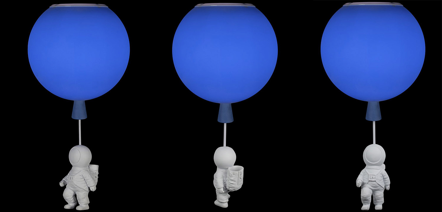 Потолочный светильник Cosmonaut blue ball Потолочный светильник Cosmonaut blue ball - Loft-Concept в Челябинске