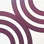 Дизайнерская плитка с узором Мишень варинант исполнения - 2 | Loft Concept в Челябинске