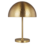 Настольная лампа с полусферическим абажуром золотого цвета Generation Lighting варинант исполнения - 1 | Loft Concept в Челябинске