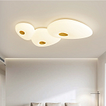 Потолочный светильник с тремя овальными матовыми плафонами TRIDalmen варинант исполнения - 1 | Loft Concept в Челябинске