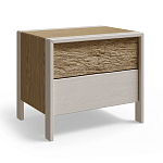 Тумба 2 ящика с подсветкой на рельефном фасаде Warm Industrial варинант исполнения - 7 | Loft Concept в Челябинске