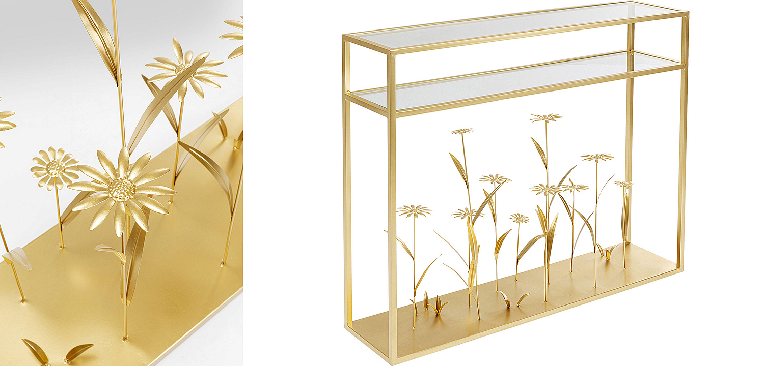 Консоль Golden Flowers Консоль Golden Flowers - Loft-Concept в Челябинске