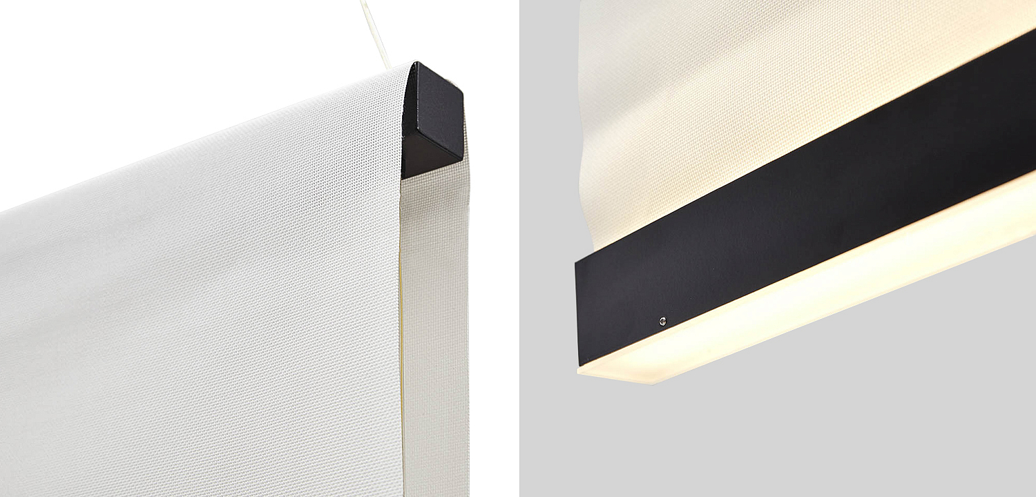 Дизайнерский подвесной светильник из текстиля CANVAS HANGING LAMP 30 Дизайнерский подвесной светильник из текстиля CANVAS HANGING LAMP 30 - Loft-Concept в Челябинске