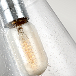 Бра с плафоном в форме колокола из прозрачного стекла с пузырьками Feiss варинант исполнения - 5 | Loft Concept в Челябинске