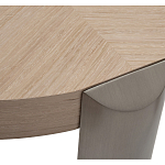 Столик журнальный круглый со светлым шпоном Light Veneer Table варинант исполнения - 2 | Loft Concept в Челябинске