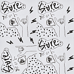 Плитка с узором Граффити 3 варинант исполнения - 1 | Loft Concept в Челябинске