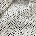 Мебельная ткань Шенилл черно-белый принт 145 см T3-38 варинант исполнения - 1 | Loft Concept в Челябинске