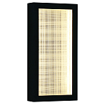 Светодиодное прямоугольное бра из металла черного цвета Lattice Lux варинант исполнения - 1 | Loft Concept в Челябинске