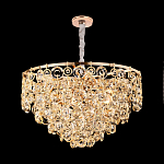 Люстра каскадная с подвесками в форме колец Galaxy of Light варинант исполнения - 6 | Loft Concept в Челябинске