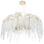 Люстра с хрустальными подвесками Bunch of Crystal Berries Gold Chandelier 12 варинант исполнения - 1 | Loft Concept в Челябинске