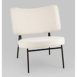 Мини-кресло District Lounge букле белый варинант исполнения - 1 | Loft Concept в Челябинске