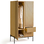 Шкаф с геометрическим рисунком на дверцах Anders Light Wood варинант исполнения - 4 | Loft Concept в Челябинске