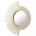 Зеркало-солнце круглое с золотистыми лучами SunMoon  варинант исполнения - 1 | Loft Concept в Челябинске