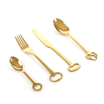 Набор столовых приборов Seletti Keytlery Gold set of 6 варинант исполнения - 1 | Loft Concept в Челябинске