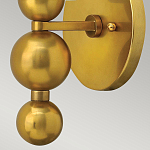 Бра с белым матовым стеклянным плафоном и тремя декоративными шарами Hinkley варинант исполнения - 8 | Loft Concept в Челябинске