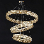 Хрустальная Люстра Элизабет из трех колец Золото  варинант исполнения - 1 | Loft Concept в Челябинске