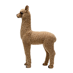 Декоративная статуя с мягкой шерстью Brown Alpaca варинант исполнения - 2 | Loft Concept в Челябинске
