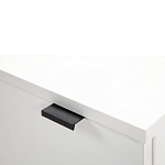 Тумба прикроватная белая с ящиками Strict Lines варинант исполнения - 4 | Loft Concept в Челябинске