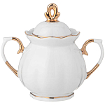 Чайный сервиз из фарфора со стразами на 6 персон 15 предметов Shine Porcelain варинант исполнения - 2 | Loft Concept в Челябинске