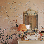 Обои ручная роспись Cecily pink варинант исполнения - 4 | Loft Concept в Челябинске