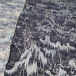 Мебельная ткань Вышивка серый цвет 130 см T2-39 варинант исполнения - 1 | Loft Concept в Челябинске