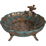 Блюдо фарфоровое Птица на ветке Flora варинант исполнения - 2 | Loft Concept в Челябинске