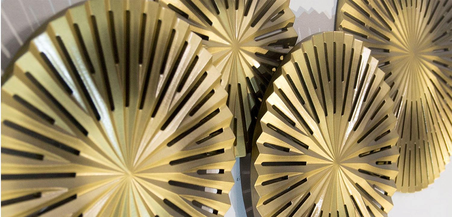Арт-объект Apollo Brown and Gold Wall Plaque Disc gap 4 Арт-объект Apollo Brown and Gold Wall Plaque Disc gap 4 - Loft-Concept в Челябинске