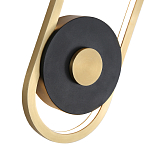 Бра с овальной рамой цвета латунь Midnight Orbit варинант исполнения - 2 | Loft Concept в Челябинске