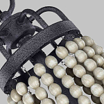 Люстра с 6-ю лампами и кремовыми деревянными бусинами Feiss варинант исполнения - 6 | Loft Concept в Челябинске