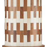 Настольная лампа с узором вдоль колоннообразного основания Brick Surface варинант исполнения - 1 | Loft Concept в Челябинске