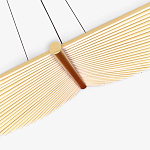 Люстра в виде распахнутых крыльев из тонких металлических планок Flight of Freedom варинант исполнения - 5 | Loft Concept в Челябинске