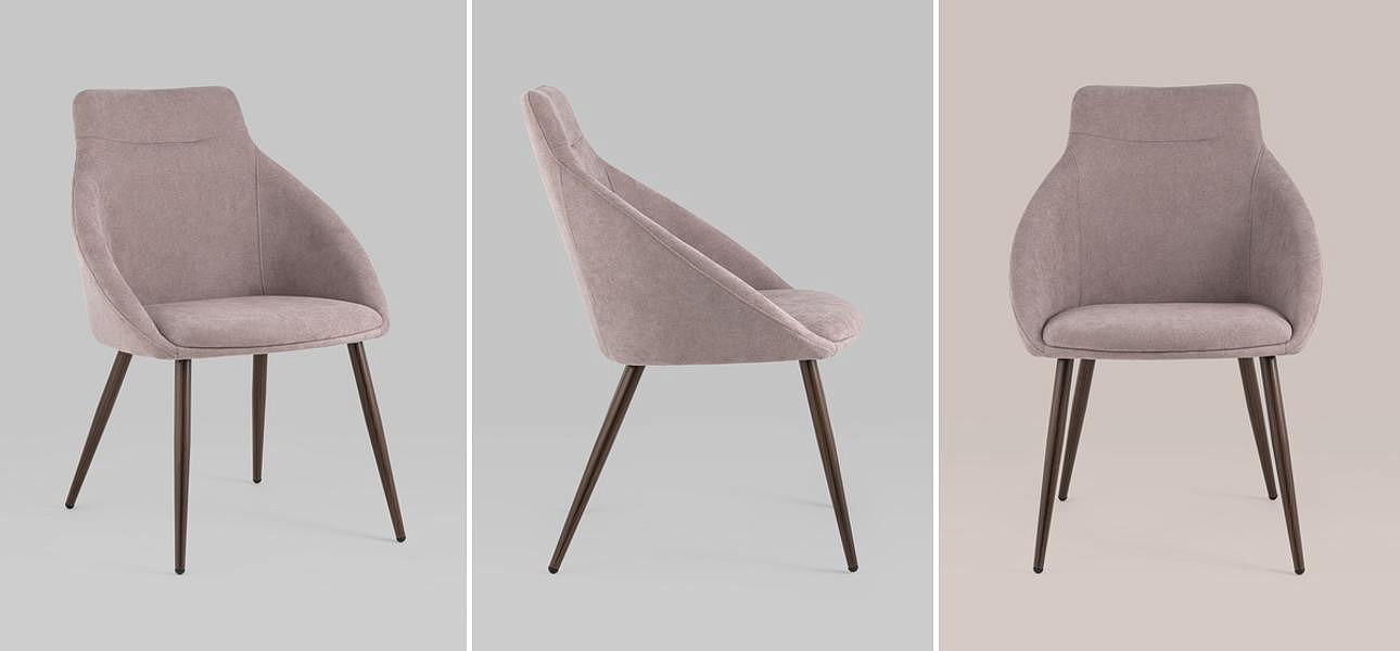 Стул Queenie Chair Пыльно-Розовый Цвет Стул Queenie Chair Пыльно-Розовый Цвет - Loft-Concept в Челябинске