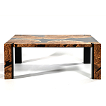 Кофейный Стол River in Autumn Elm Resin Coffee Table варинант исполнения - 3 | Loft Concept в Челябинске