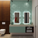 Гипсовая 3D панель с принтографией PM-24 варинант исполнения - 1 | Loft Concept в Челябинске