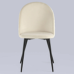 Мягкий стул в бежевом велюре Miruna Chair варинант исполнения - 3 | Loft Concept в Челябинске