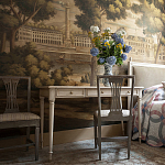 Обои ручная роспись Monuments of Paris Roberts on antique scenic Xuan paper варинант исполнения - 2 | Loft Concept в Челябинске