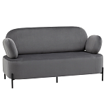 Диван в велюровой обивке серого цвета COLOR BLOCK варинант исполнения - 1 | Loft Concept в Челябинске