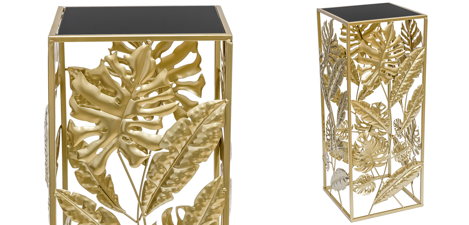 Подставка Tropical Gold Leaves Stand S Подставка Tropical Gold Leaves Stand S - Loft-Concept в Челябинске