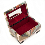 Шкатулка из натурального камня змеевик Stone Casket варинант исполнения - 3 | Loft Concept в Челябинске