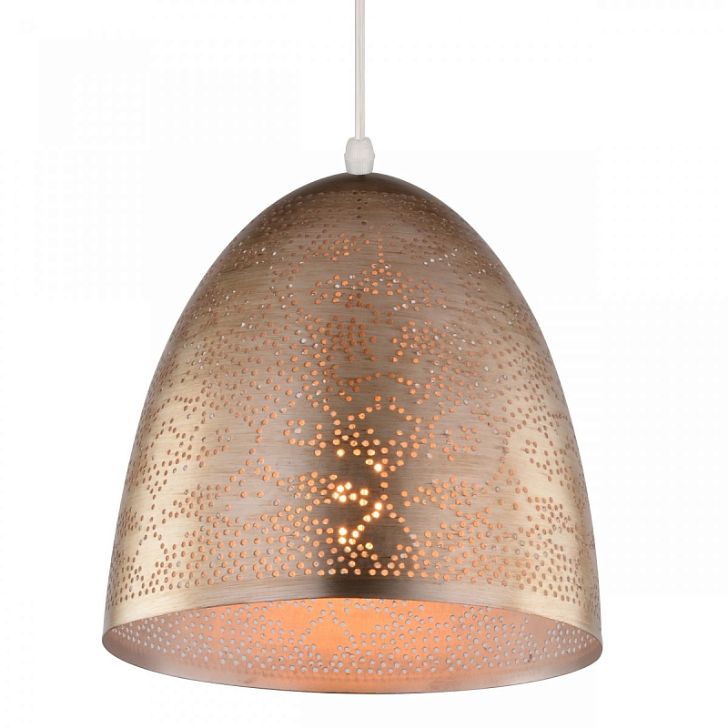 Подвесной светильник perforation oriental ornament dome Золотой в Челябинске | Loft Concept 