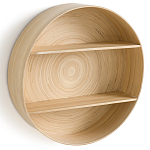 Полка настенная из бамбука Zenara варинант исполнения - 3 | Loft Concept в Челябинске