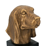 Держатель для книг с бронзовыми фигурками головы собаки Dog Elegance  варинант исполнения - 4 | Loft Concept в Челябинске