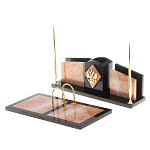 Настольный письменный набор из розового мрамора Marble Accessory варинант исполнения - 2 | Loft Concept в Челябинске