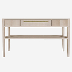 Дизайнерская Консоль с полкой и ящиком Primo Светлый дуб варинант исполнения - 7 | Loft Concept в Челябинске