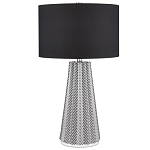 Настольная лампа с черно-белым узором Wavy Stripes варинант исполнения - 2 | Loft Concept в Челябинске