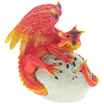 Декоративная статуэтка Дракон Red Yellow Dragon Statuette варинант исполнения - 1 | Loft Concept в Челябинске