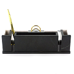 Настольный письменный набор из белого мрамора и змеевика Marble Accessory варинант исполнения - 3 | Loft Concept в Челябинске